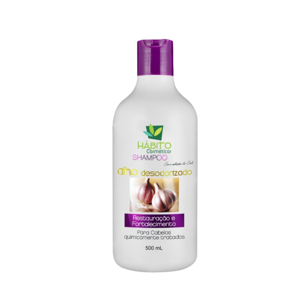 Shampoo Alho Desodorizado 500mL