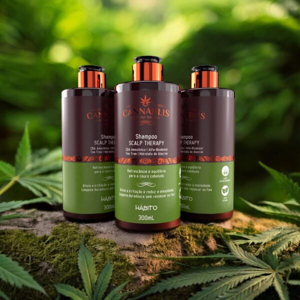 Shampoo Cannablis SCALP THERAPY 350mL - Image 3